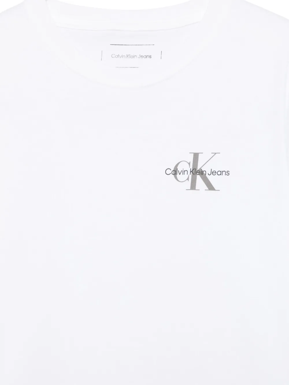 Calvin Klein Kids T-shirt met korte mouwen en logo Wit