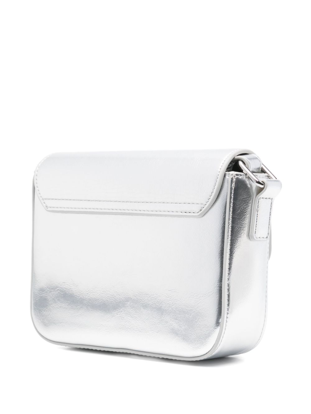 Calvin Klein Kids logo cross body bag - Silver