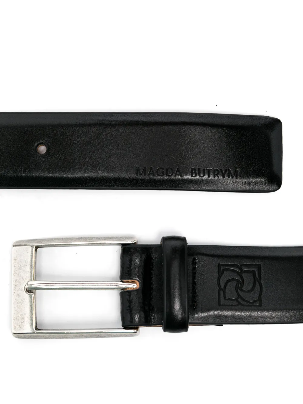 Magda Butrym leather belt - Zwart