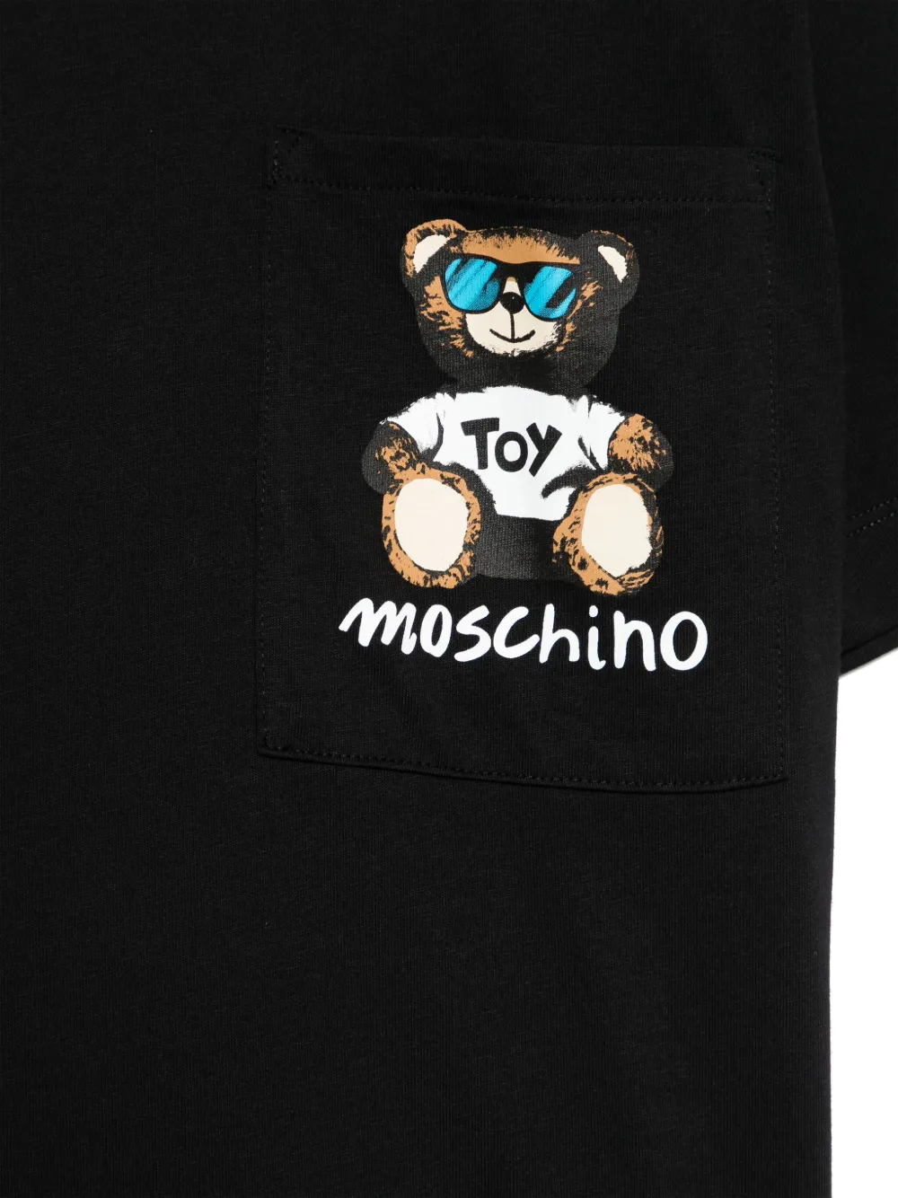 Moschino Teddy-bear T-shirt In Black