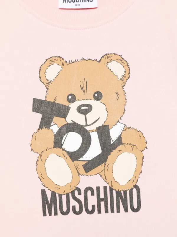 Moschino Kids Teddy Bear-print Dress | Pink | FARFETCH
