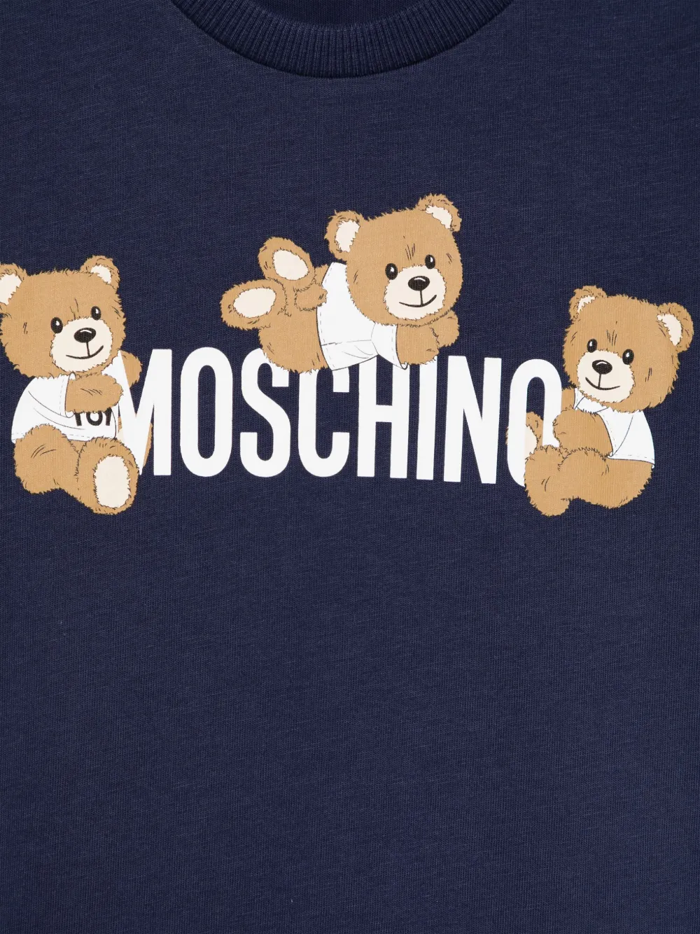 Moschino Teddy Bear-motif T-shirt In 蓝色