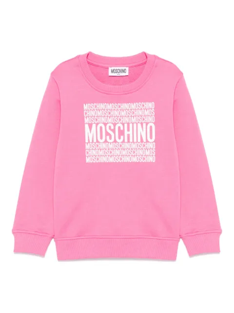 Moschino Kids logo-print sweatshirt