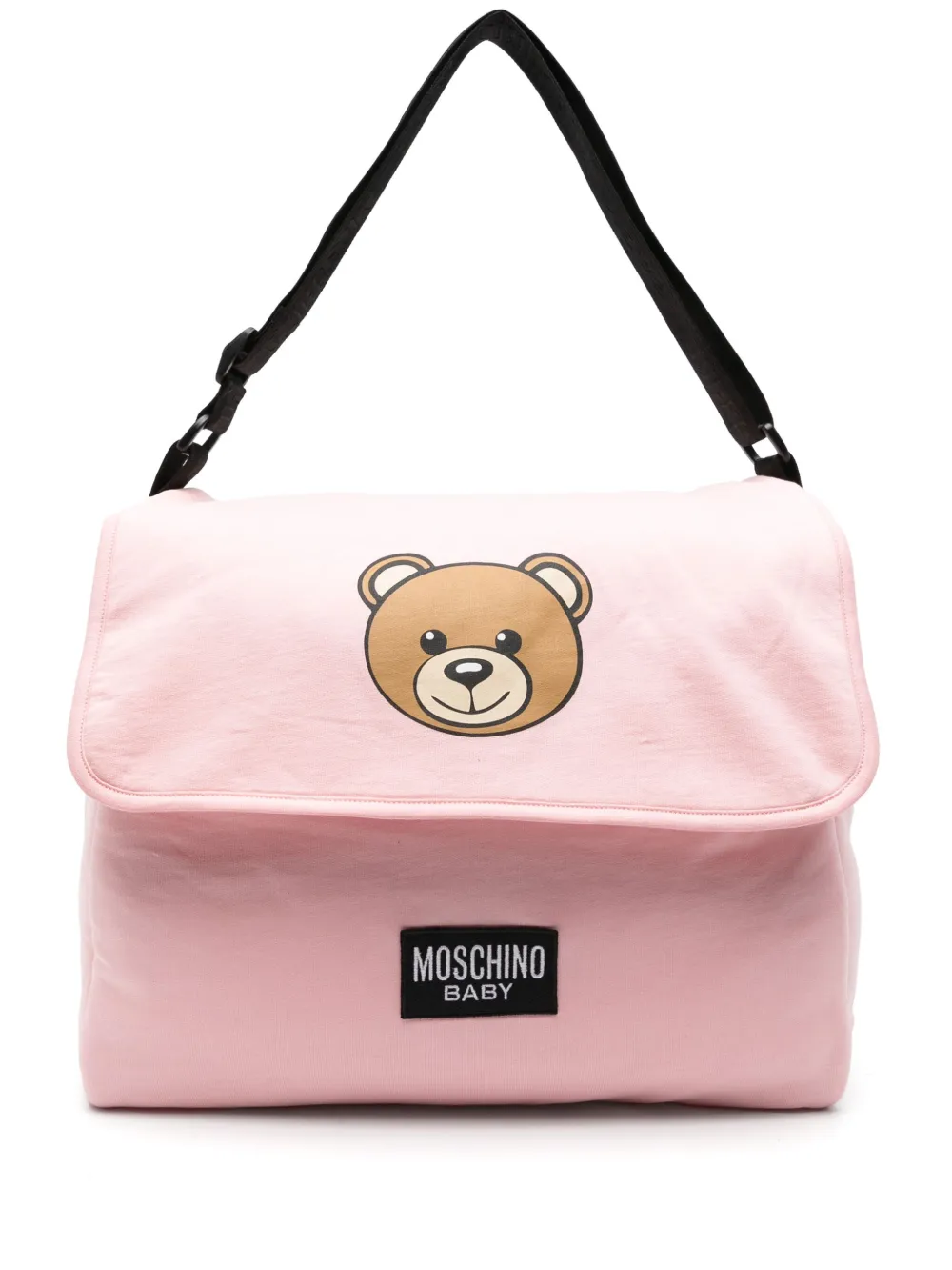 teddy bear-print changing bag