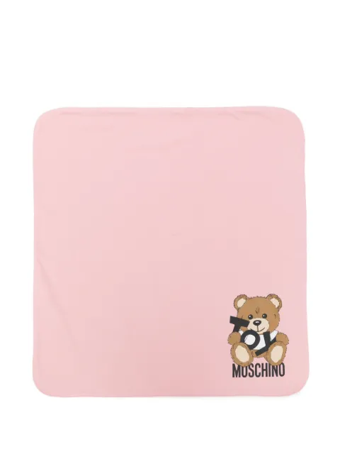 Moschino Kids teddy bear-print blanket
