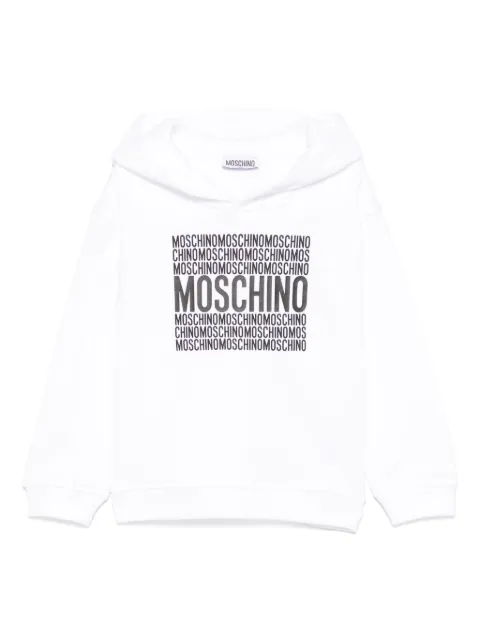 Moschino Kids logo-print hoodie