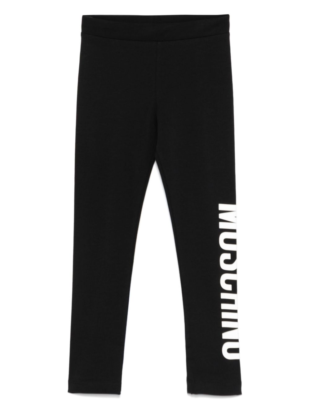 Moschino Kids lightweight-jersey leggings Zwart