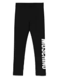 Moschino Kids lightweight-jersey leggings - Black