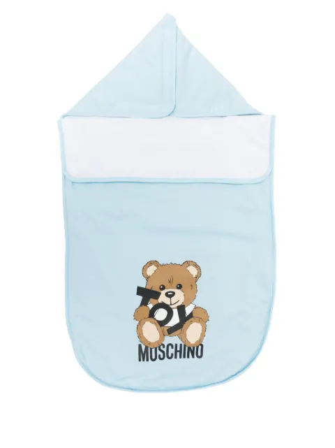 Moschino Kids teddy bear-print sleep bag