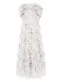Needle & Thread Hydrangea Genevieve ruffle gown - Neutrals