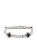 CERNUCCI Motif clover tennis bracelet - Silver