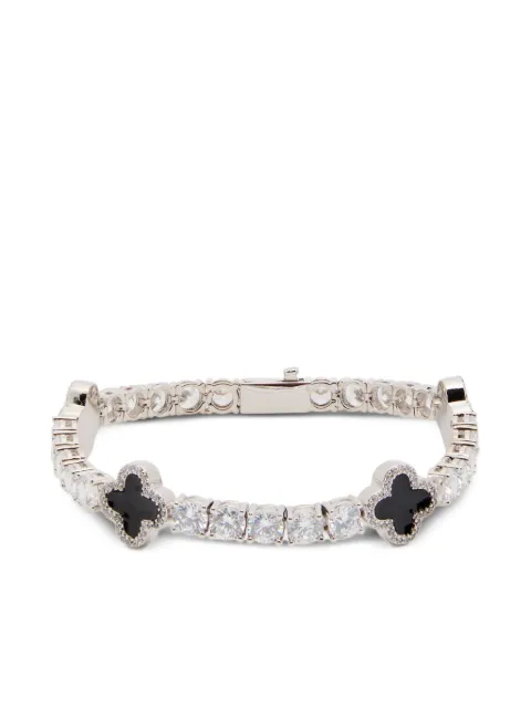 CERNUCCI Motif clover tennis bracelet