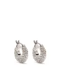 Kate Spade pop of joy huggies earrings - Silver