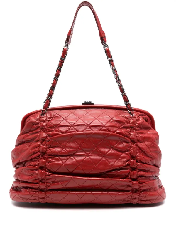 CHANEL Pre-Owned 2006-2008 キルティング ハンドバッグ | レッド 