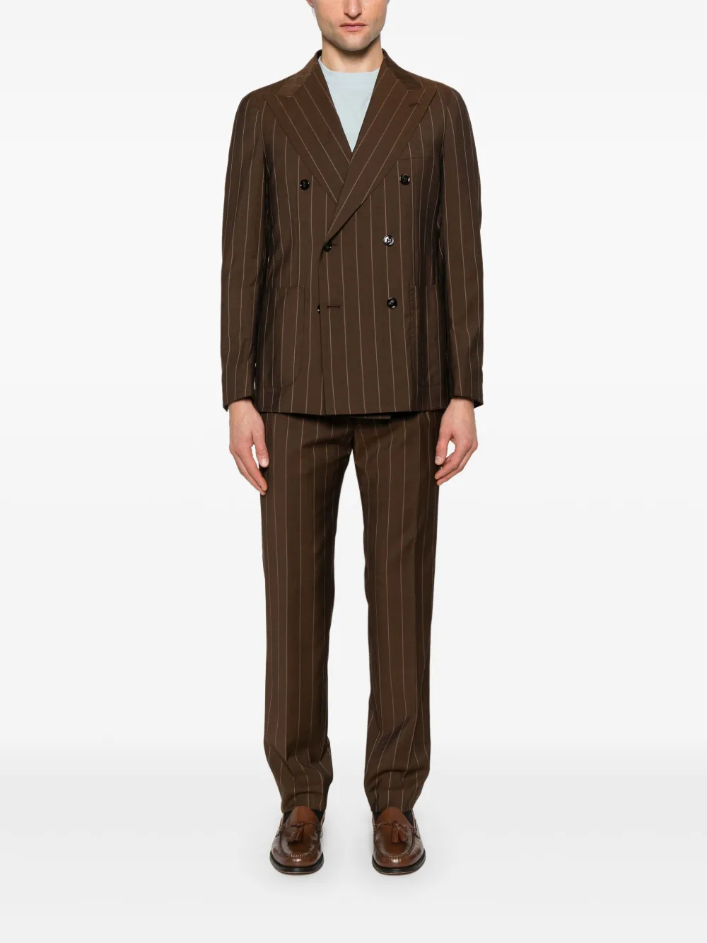 Tagliatore striped suit - Bruin