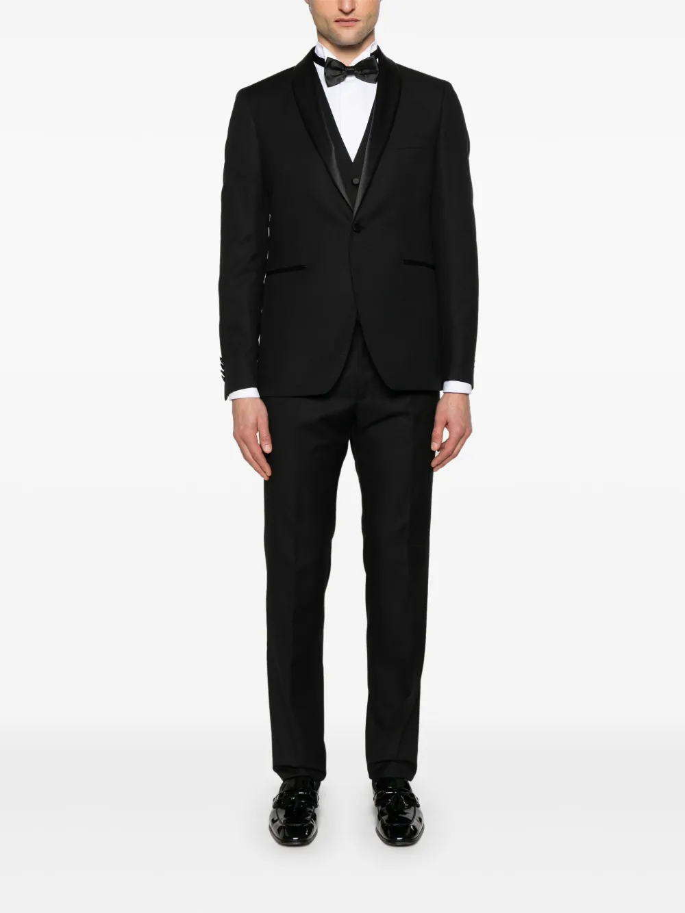 Tagliatore single-breasted dinner suit - Zwart