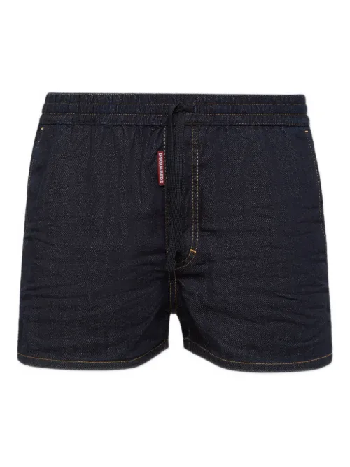 Short en jean à logo - DSQUARED2 - Modalova
