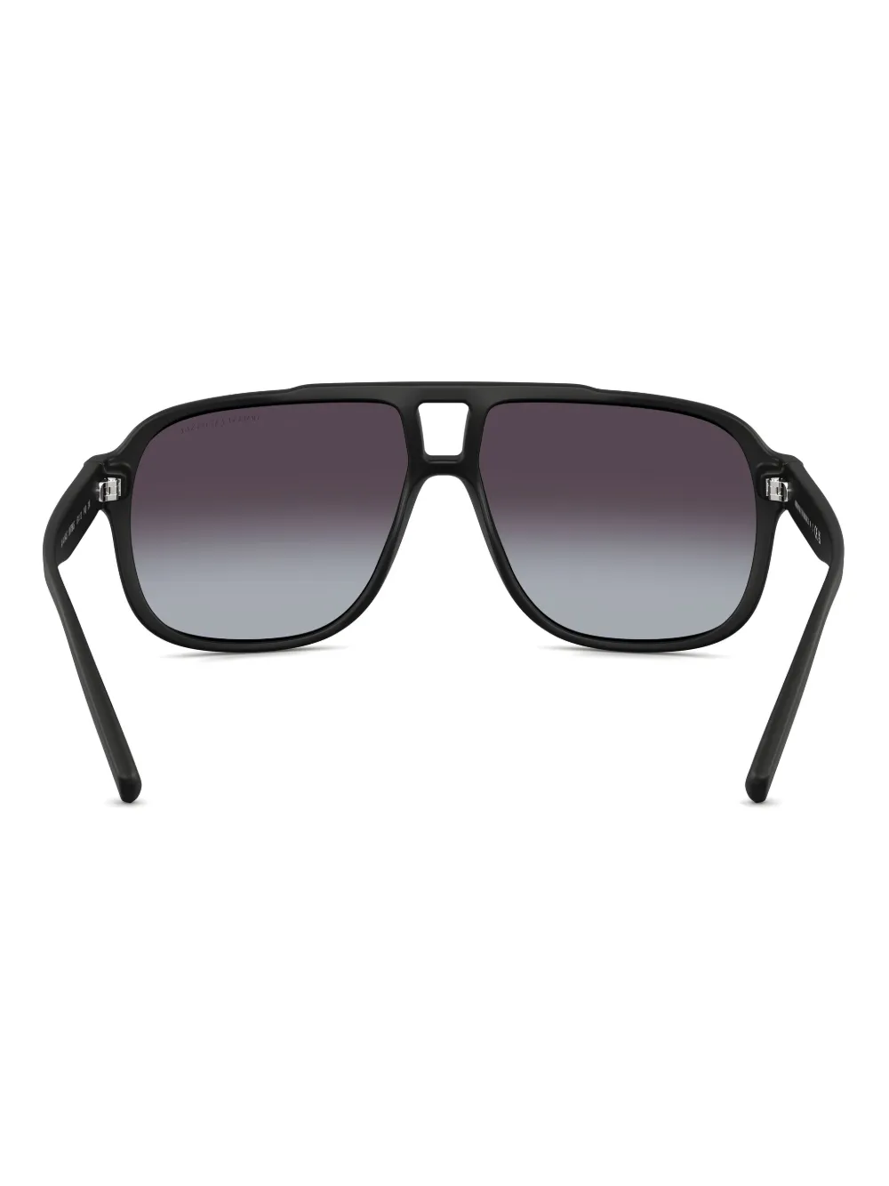 Armani Exchange Zonnebril met piloten montuur Zwart