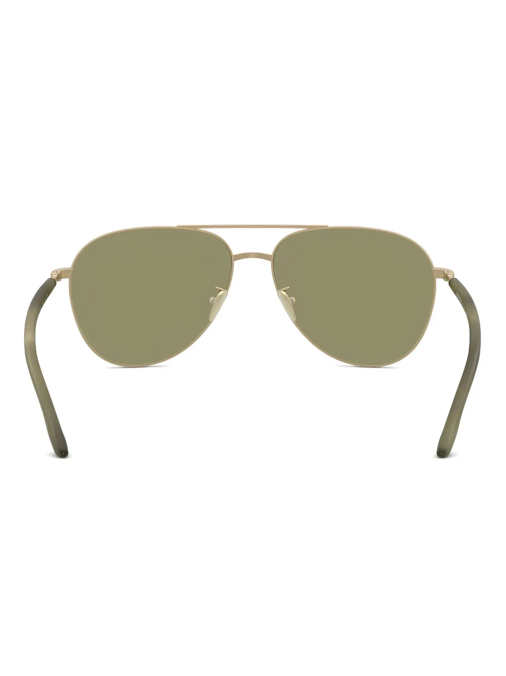 Giorgio Armani Zonnebril met piloten montuur Goud