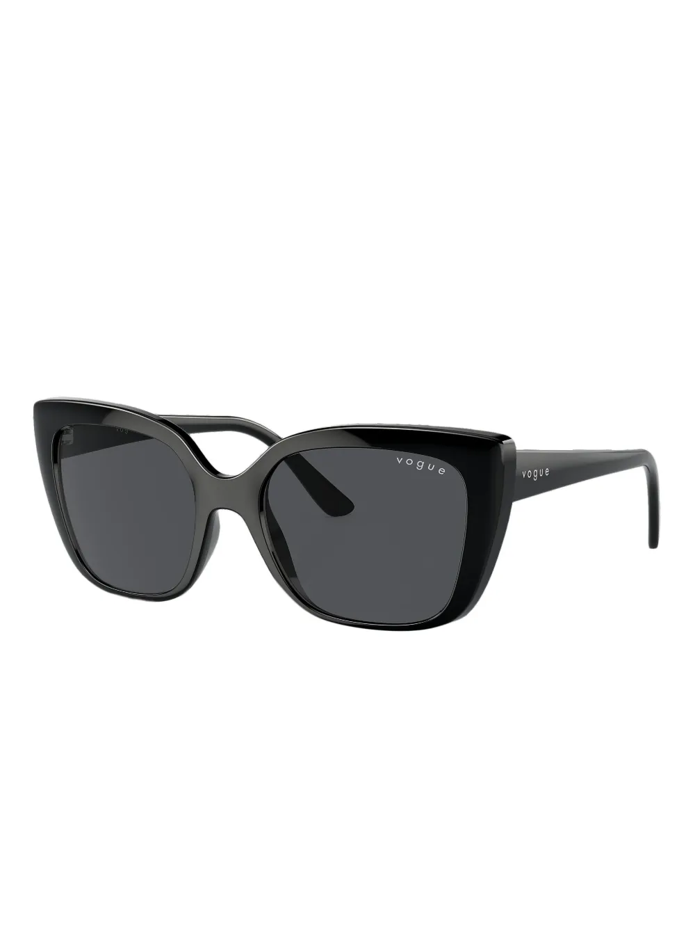 Vogue Eyewear Zonnebril met cat-eye montuur - Zwart