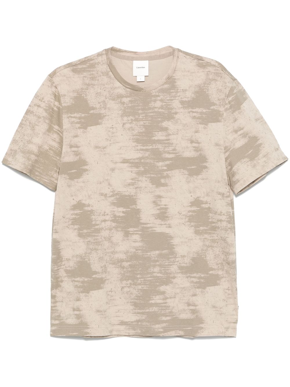 Calvin Klein camouflage-print T-shirt - Neutrals