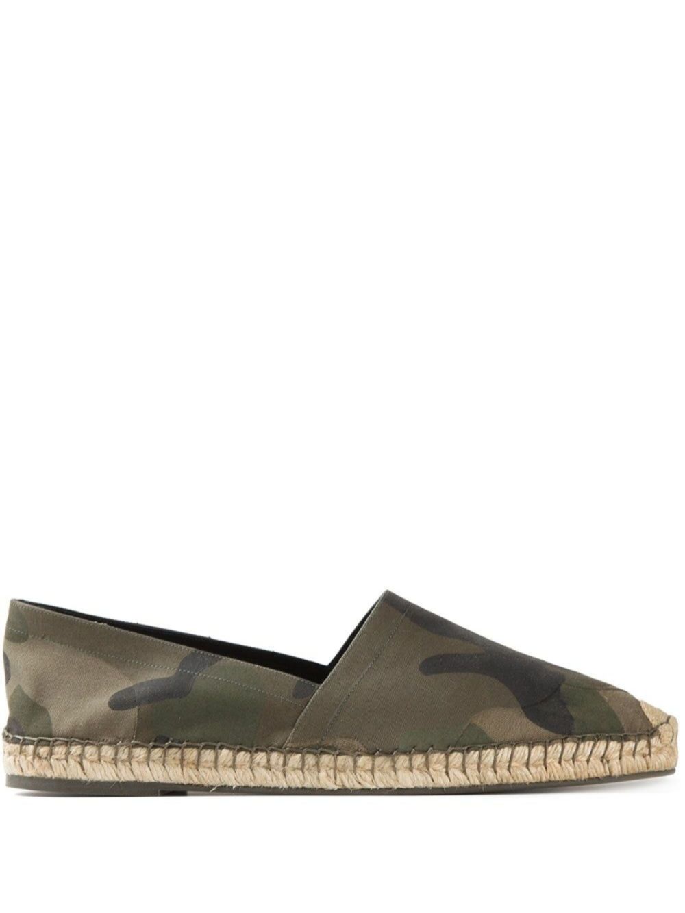 Valentino Garavani camouflage-print espadrilles Green