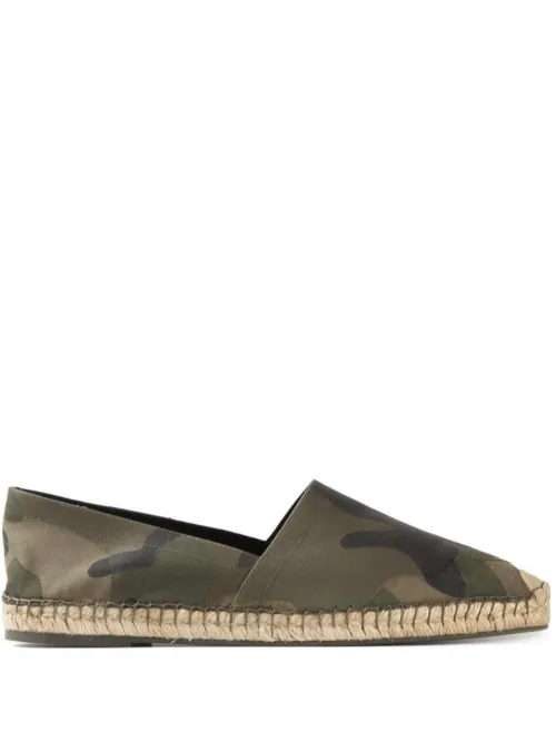 Espadrilles à imprimé camouflage - Valentino Garavani - Modalova