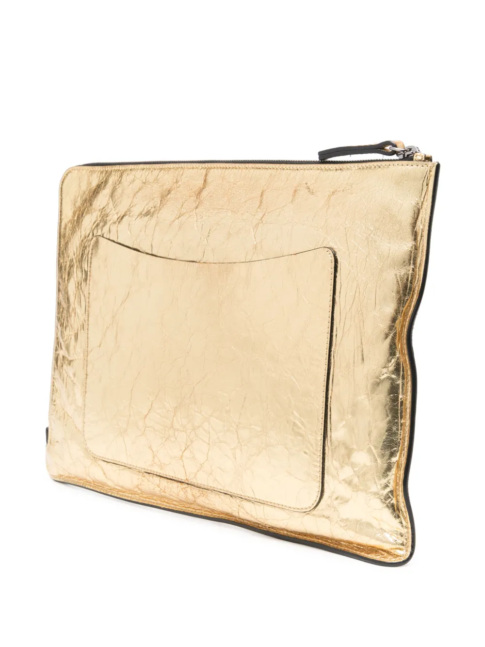 CHANEL Pre-owned 2014-2015s Leather Clutch Bag In Gold
