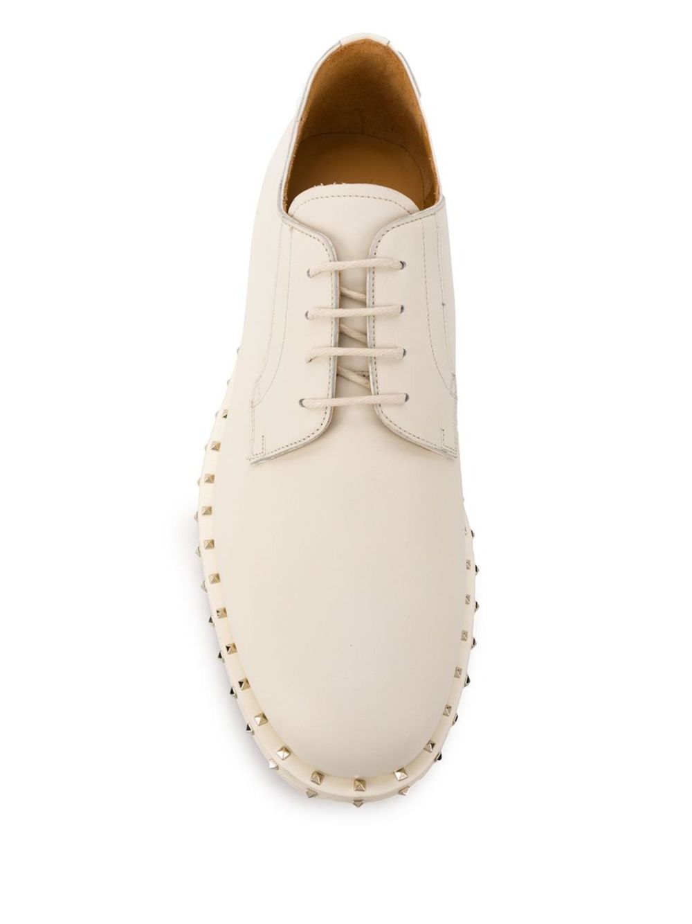 Valentino Garavani Rockstud derby shoes Neutrals