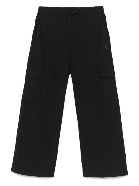 Calvin Klein Kids Calça cargo com bordado monogramado
