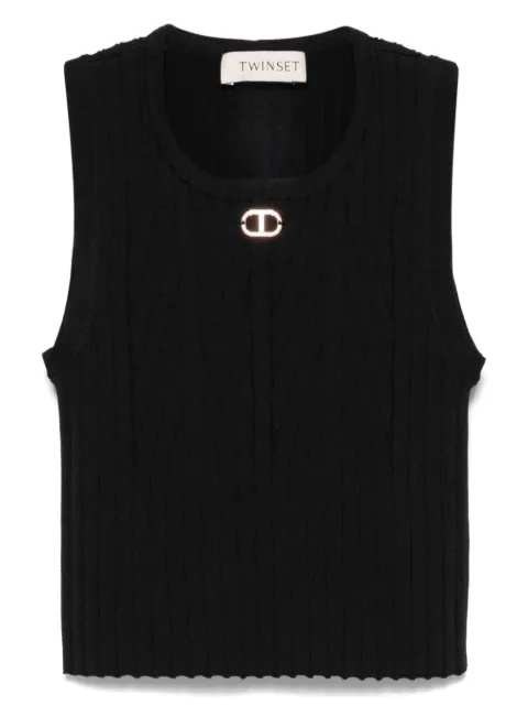TWINSET Kids ribbed top