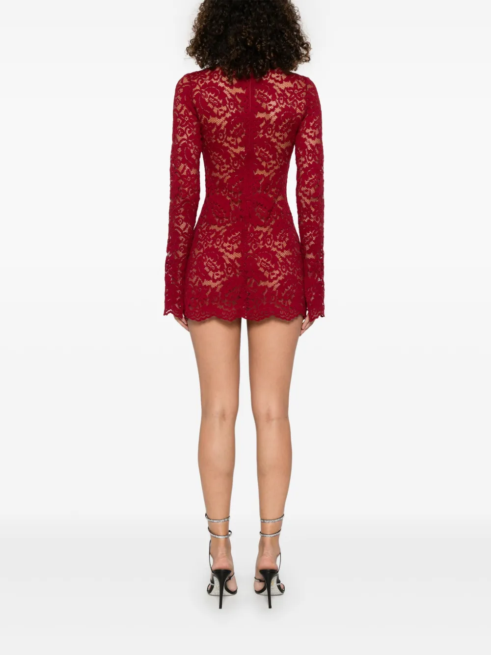 Atu Body Couture x Rue Ra mini-jurk met kant Rood