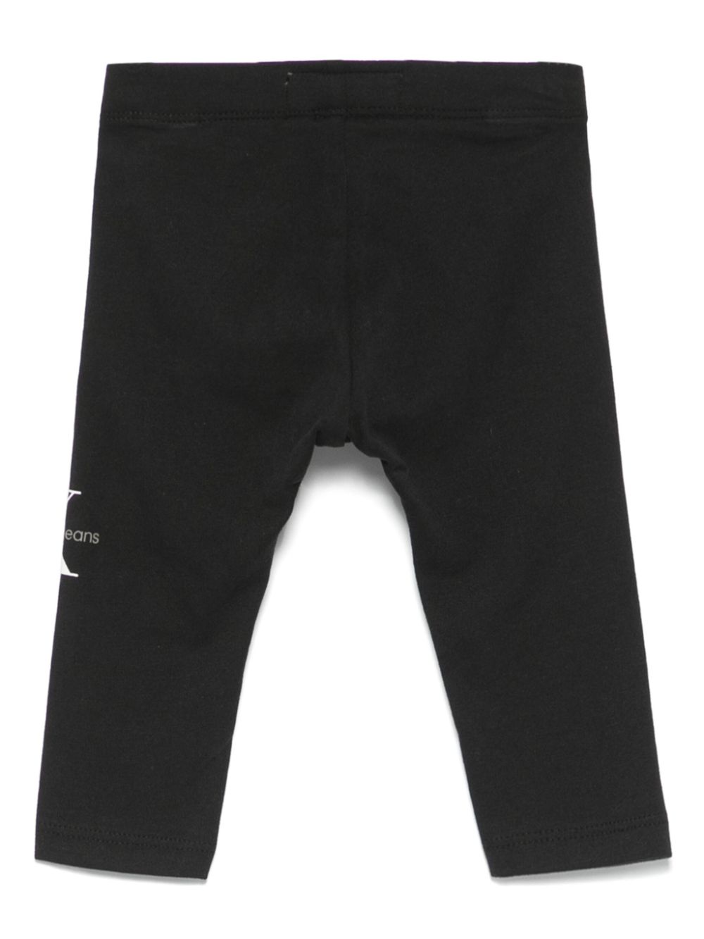 Calvin Klein Kids monogram leggings - Zwart