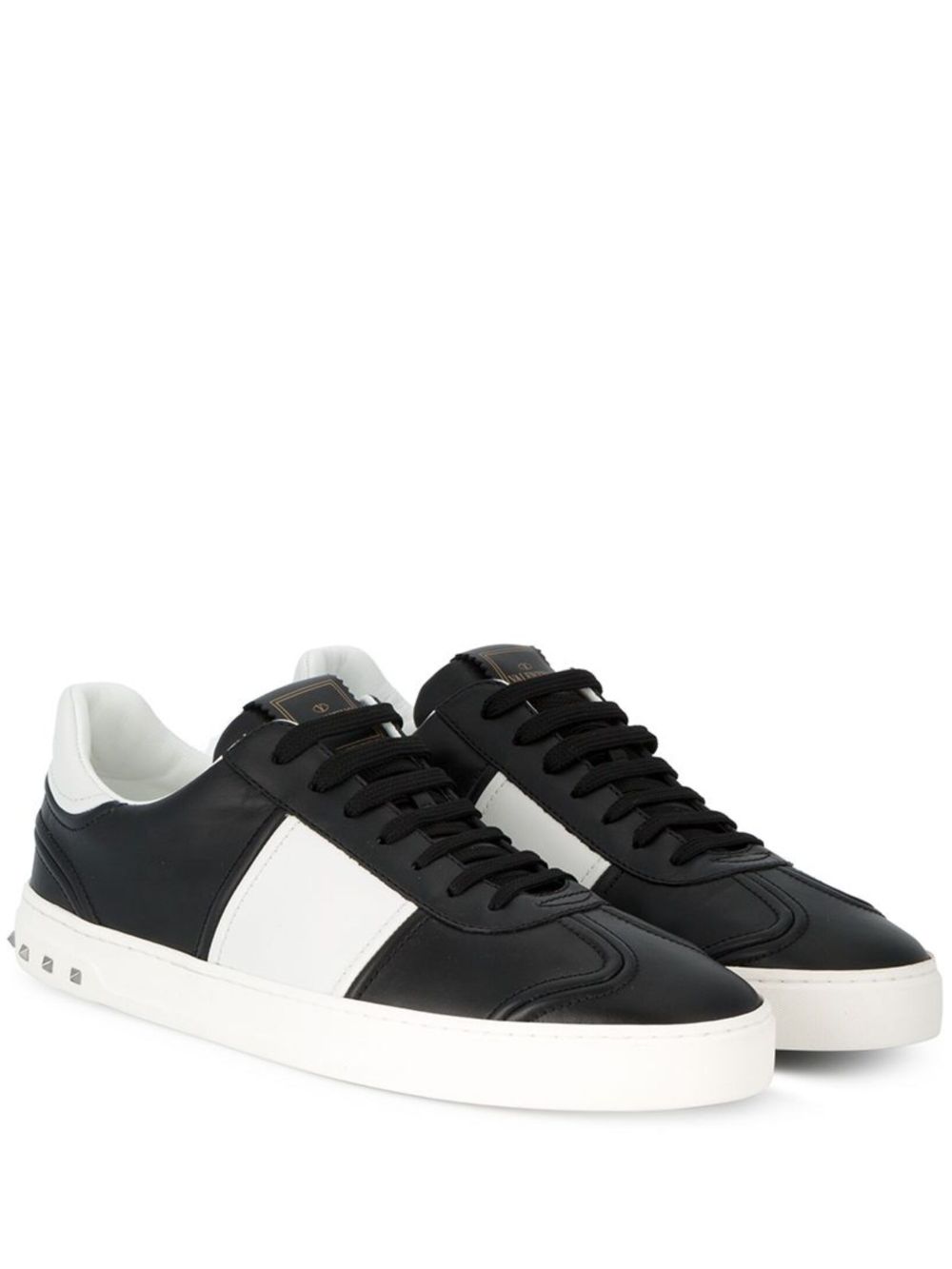 Valentino Garavani panelled leather sneakers Black