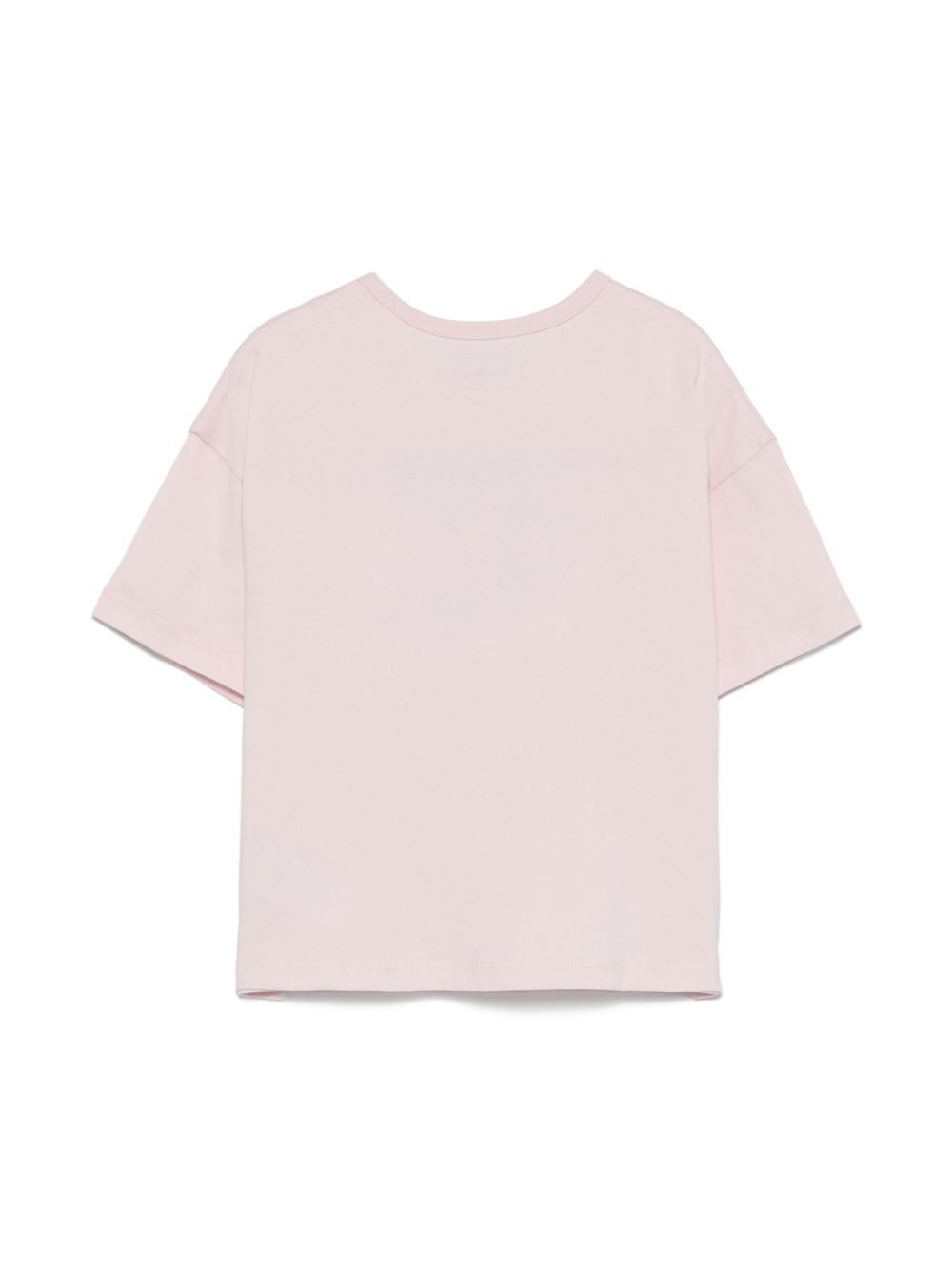 Calvin Klein Kids monogram-flocked T-shirt - Roze