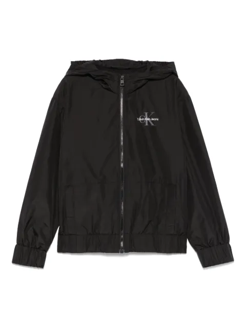 Calvin Klein Kids chamarra con capucha