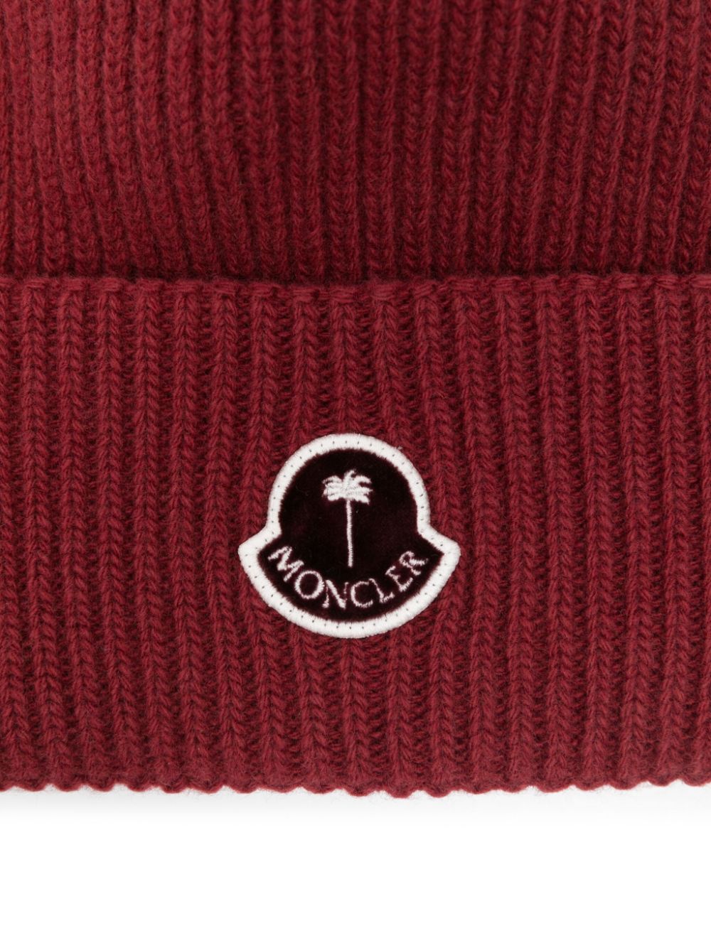 Palm Angels x Moncler tricot beanie - Red