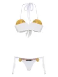 Amir Slama bustier-style bikini set - White
