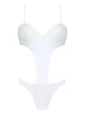 Amir Slama cut-out swimsuit - White