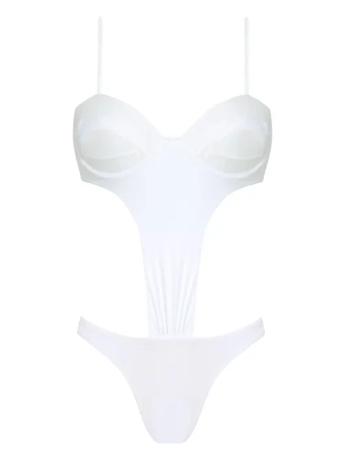 Maillot de bain à découpes - Amir Slama - Modalova