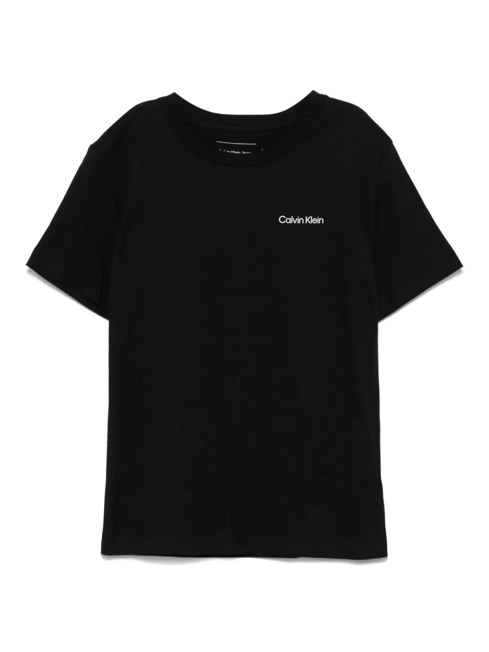 Calvin Klein Kids T-shirt met logoprint Zwart