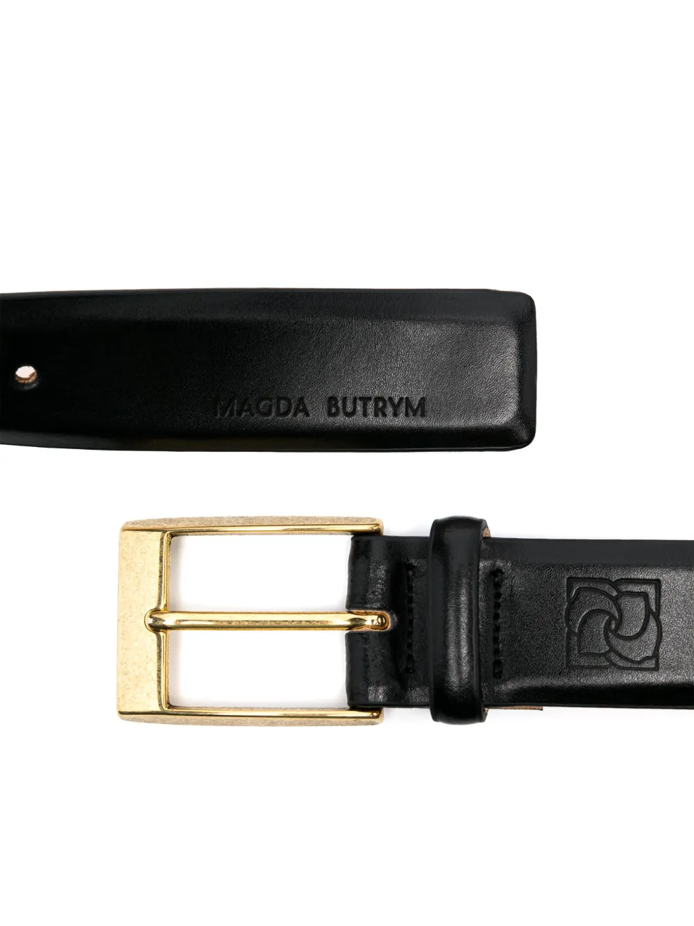 Magda Butrym leather belt - Zwart