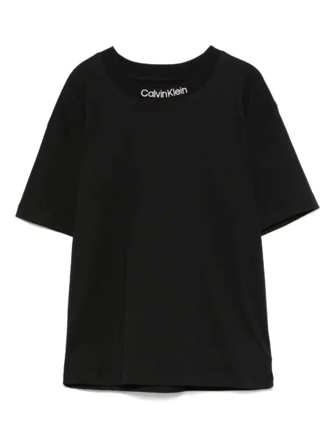 Calvin Klein Kids logo-embroidered T-shirt