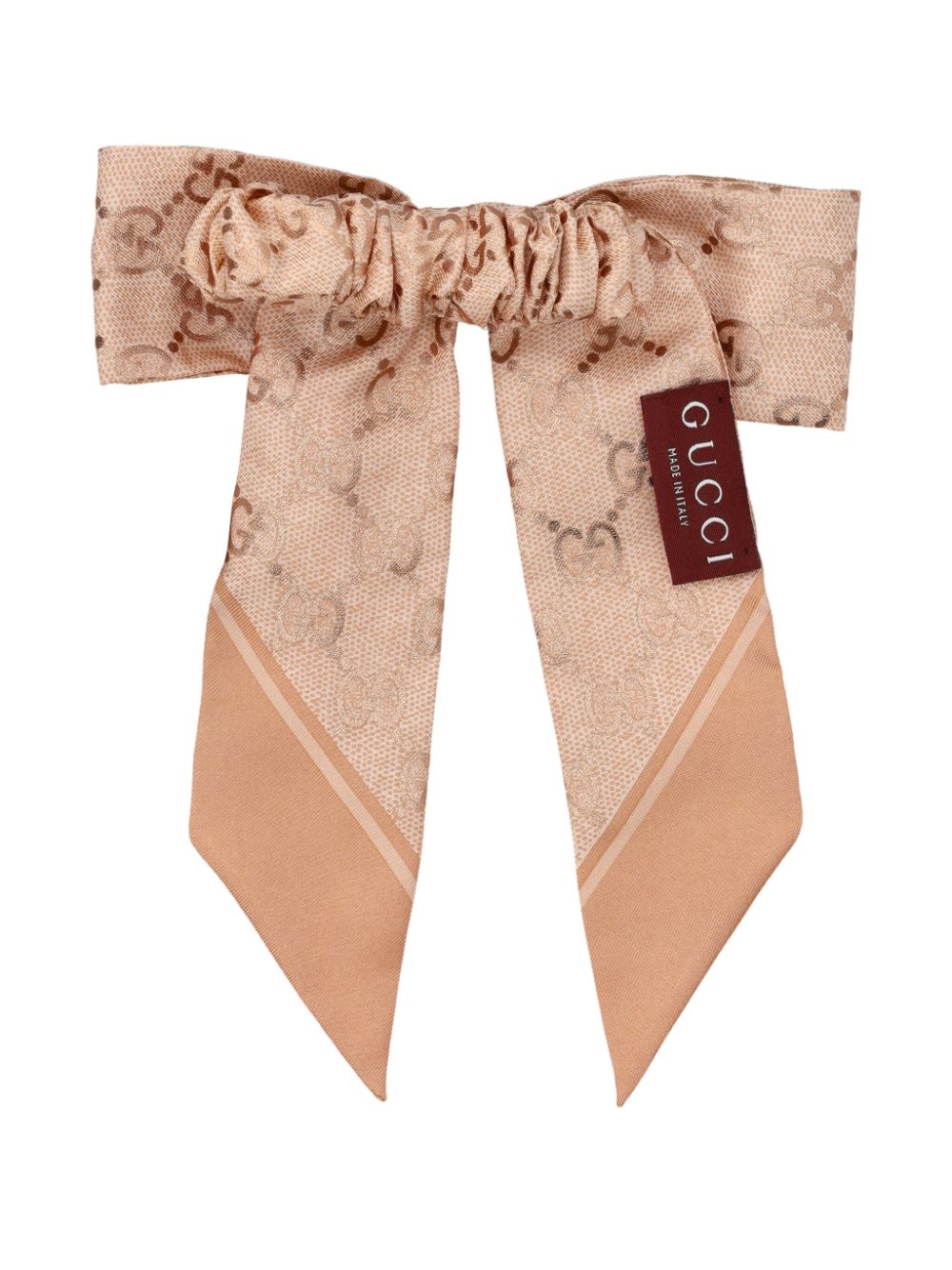 Gucci GG silk scrunchie - Beige