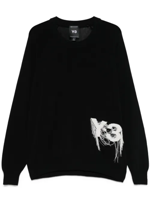 Y-3 pull à col rond - Noir - Y-3 - Modalova