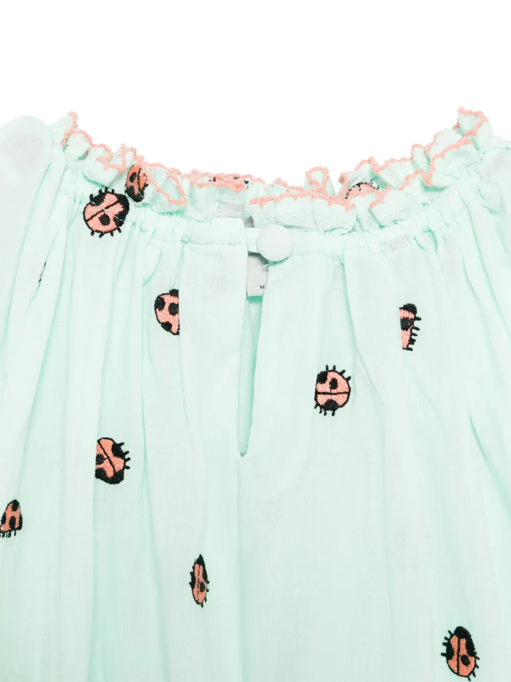 STELLA MCCARTNEY LADY BUG-EMBROIDERED BLOUSE