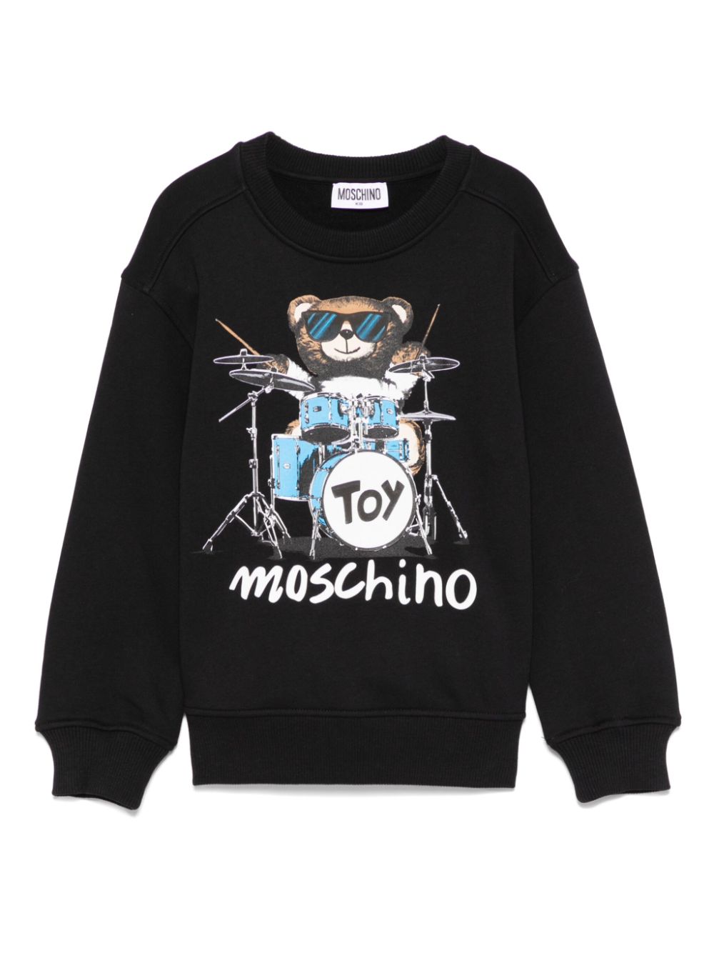 Moschino Kids Teddy Bear-motif sweatshirt Zwart