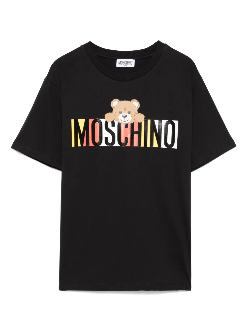 Moschino Kids Teddy Bear-motif T-shirt | Black | Image 1