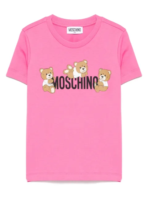 Moschino Kids logo-print T-shirt
