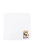 Moschino Kids teddy bear-print blanket - White